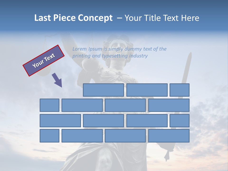 Judge Person Themis PowerPoint Template