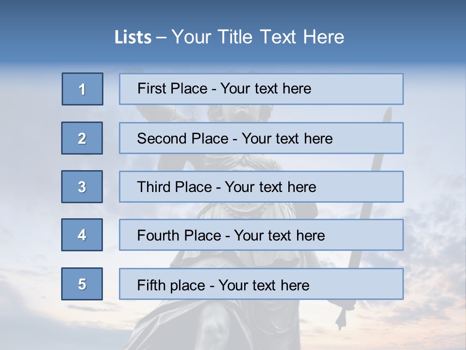 Judge Person Themis PowerPoint Template