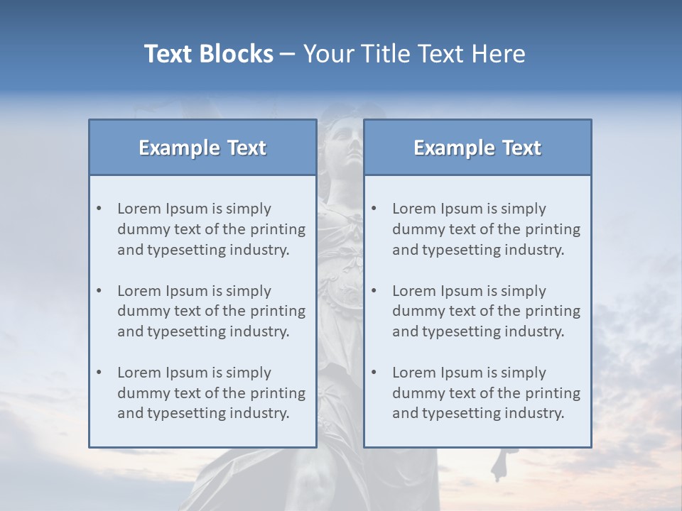 Judge Person Themis PowerPoint Template