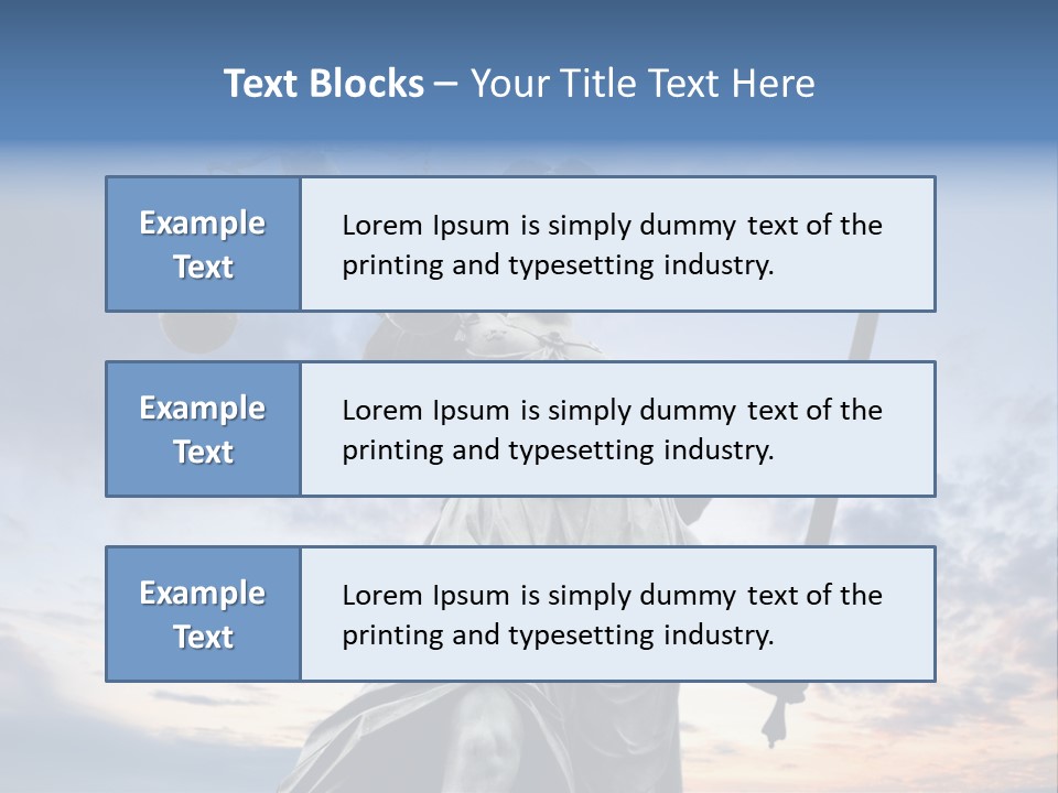 Judge Person Themis PowerPoint Template