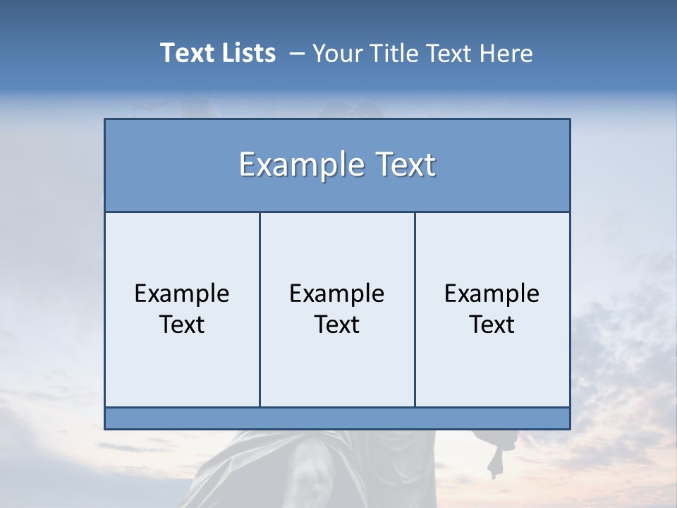 Judge Person Themis PowerPoint Template