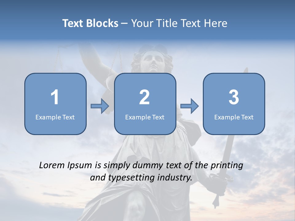 Judge Person Themis PowerPoint Template