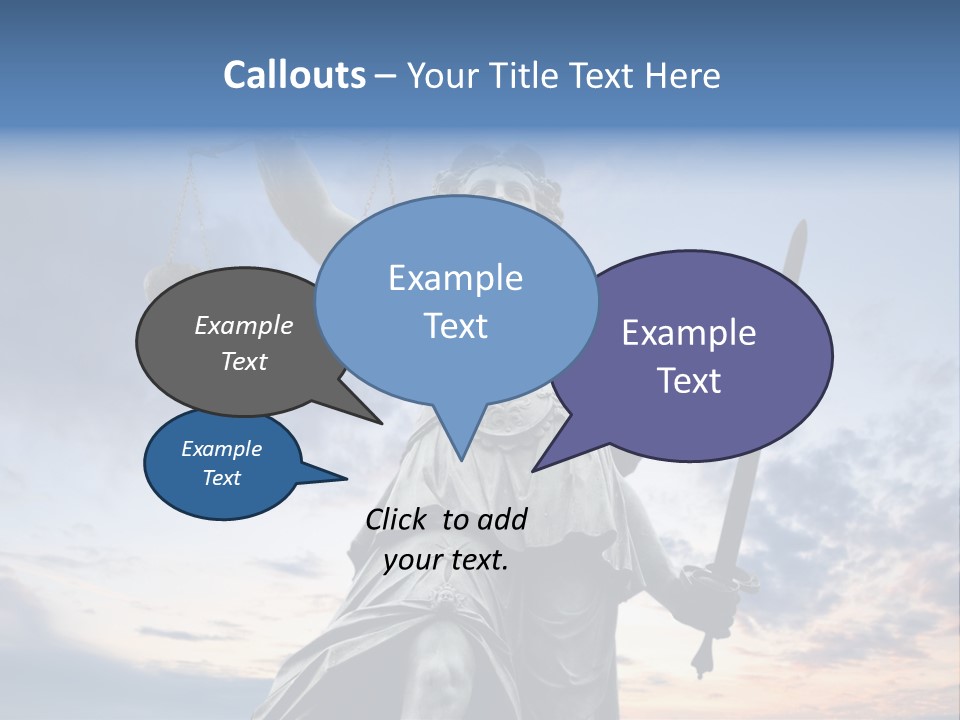 Judge Person Themis PowerPoint Template