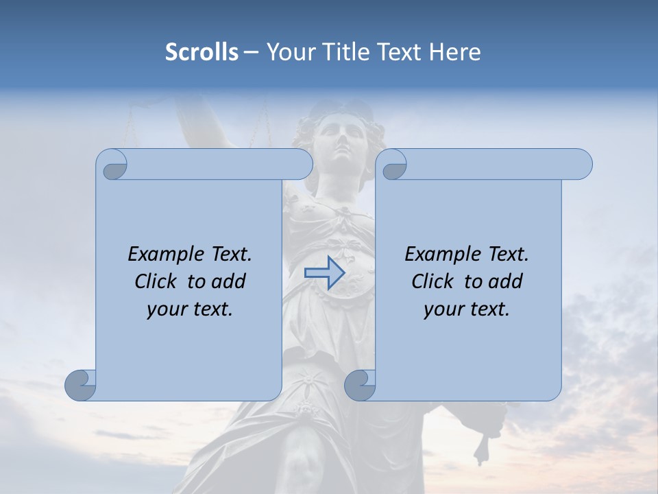 Judge Person Themis PowerPoint Template