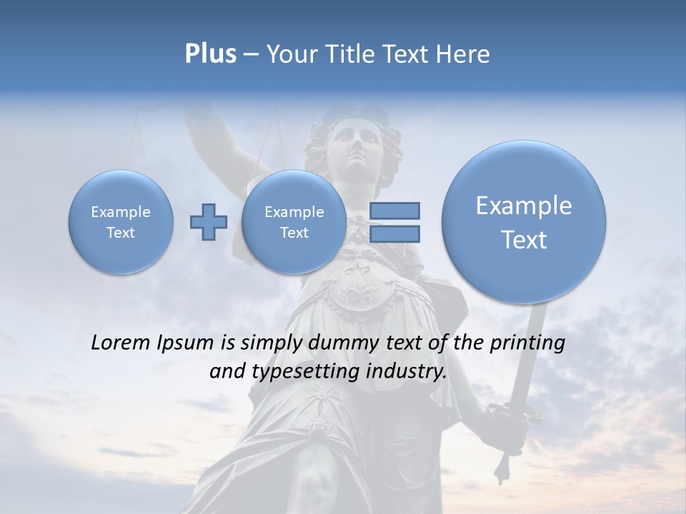 Judge Person Themis PowerPoint Template