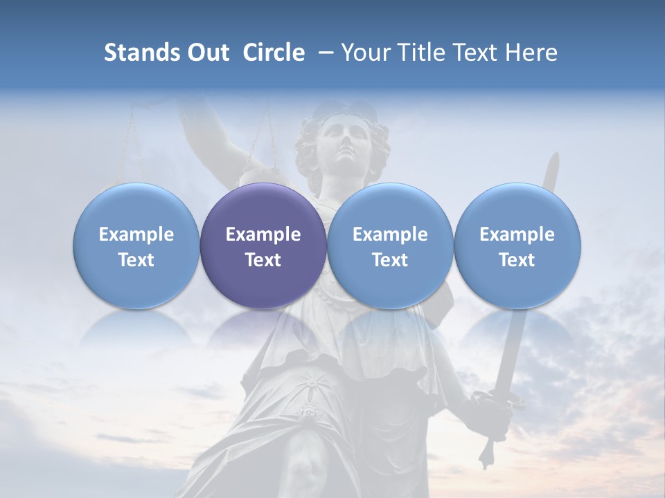 Judge Person Themis PowerPoint Template