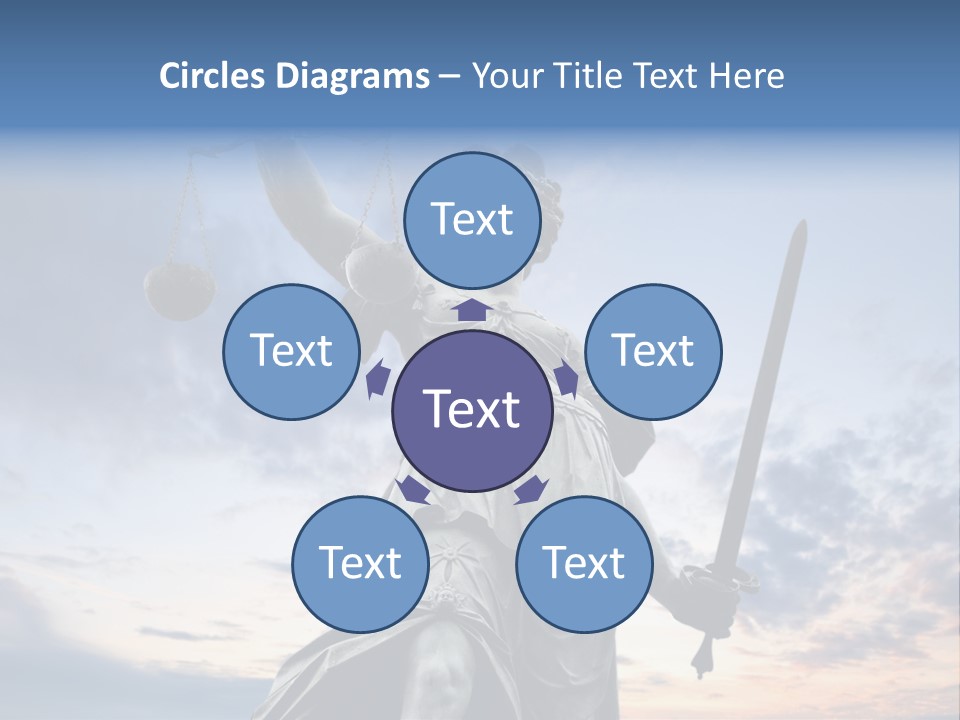 Judge Person Themis PowerPoint Template