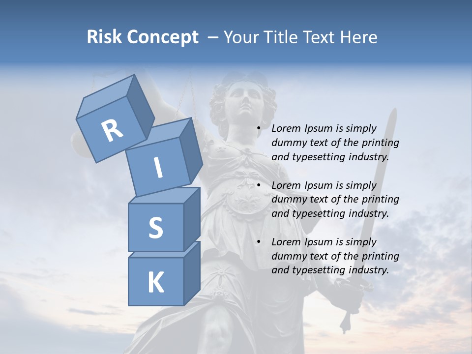 Judge Person Themis PowerPoint Template