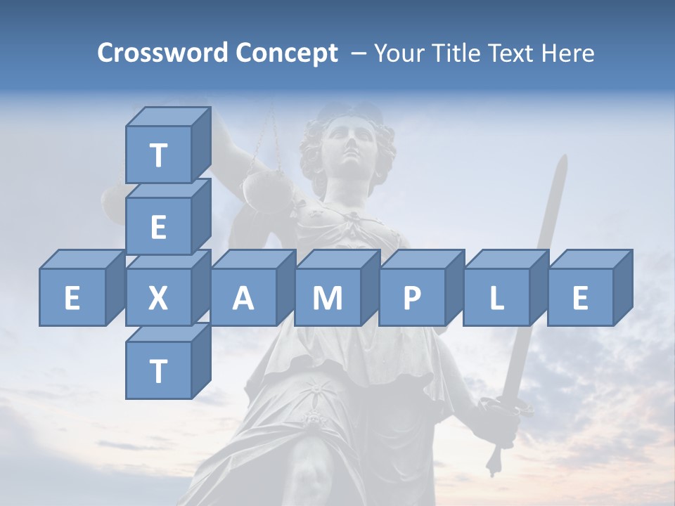 Judge Person Themis PowerPoint Template