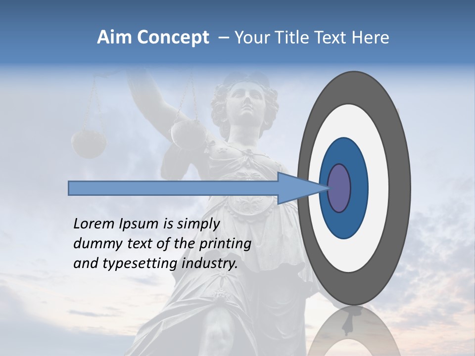 Judge Person Themis PowerPoint Template