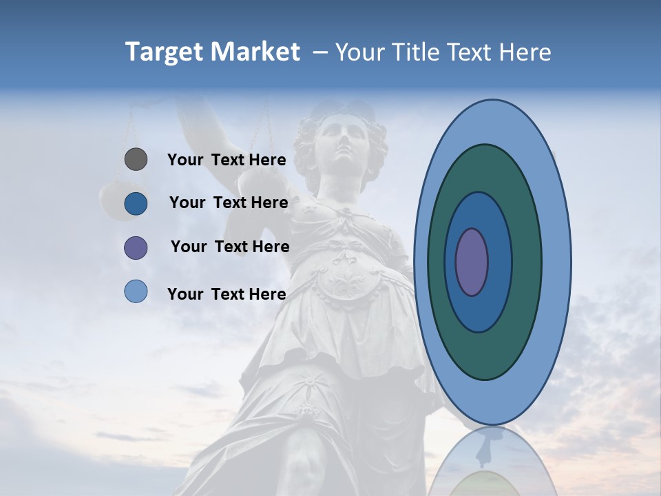 Judge Person Themis PowerPoint Template