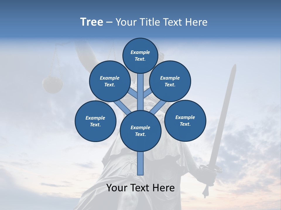 Judge Person Themis PowerPoint Template