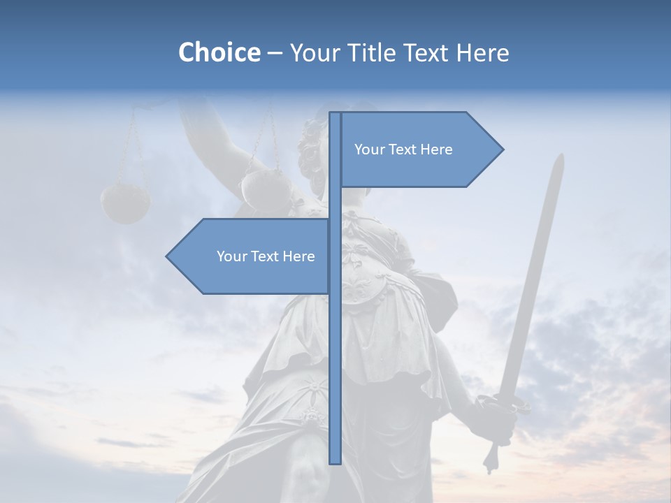 Judge Person Themis PowerPoint Template