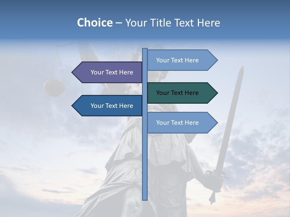 Judge Person Themis PowerPoint Template