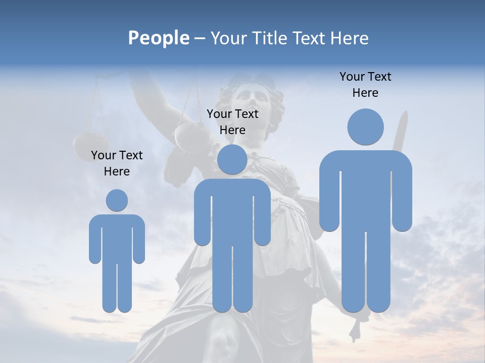 Judge Person Themis PowerPoint Template