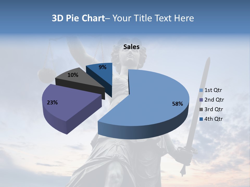 Judge Person Themis PowerPoint Template