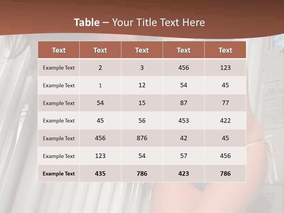 Care Brown Young PowerPoint Template