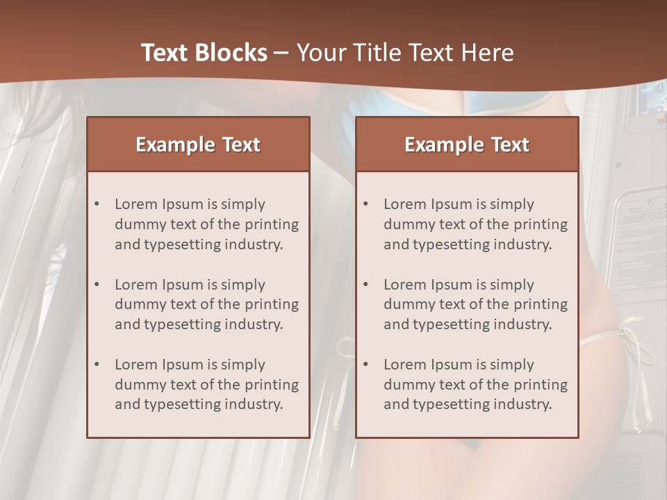 Care Brown Young PowerPoint Template