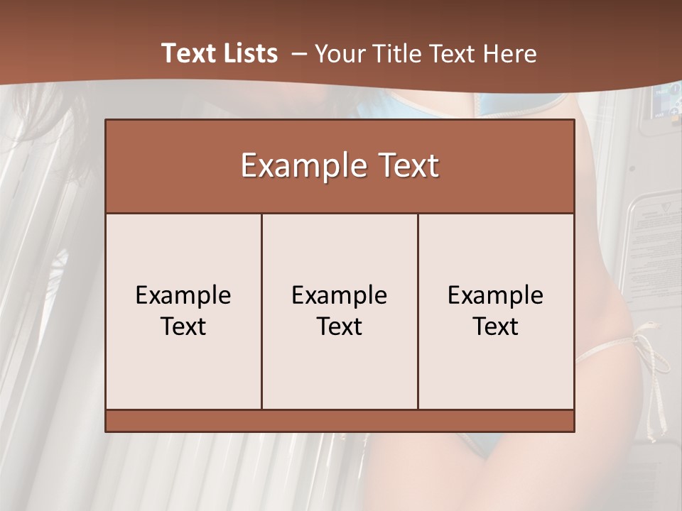 Care Brown Young PowerPoint Template