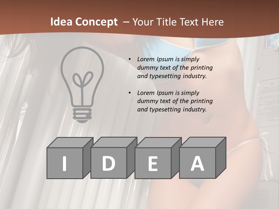 Care Brown Young PowerPoint Template