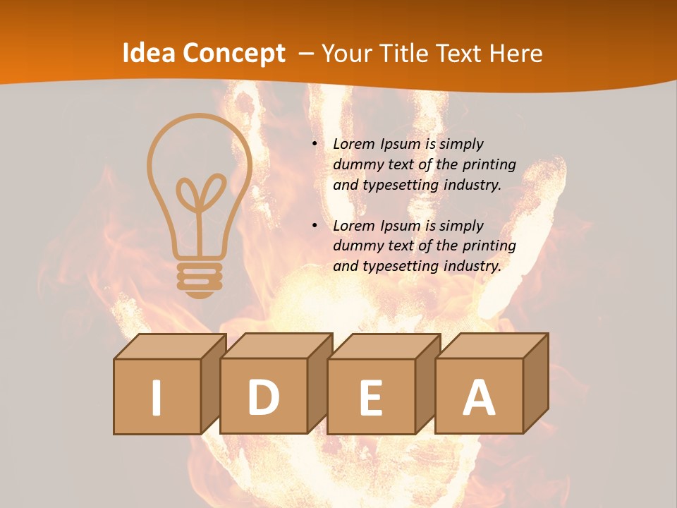 Hot Conceptual Unique PowerPoint Template