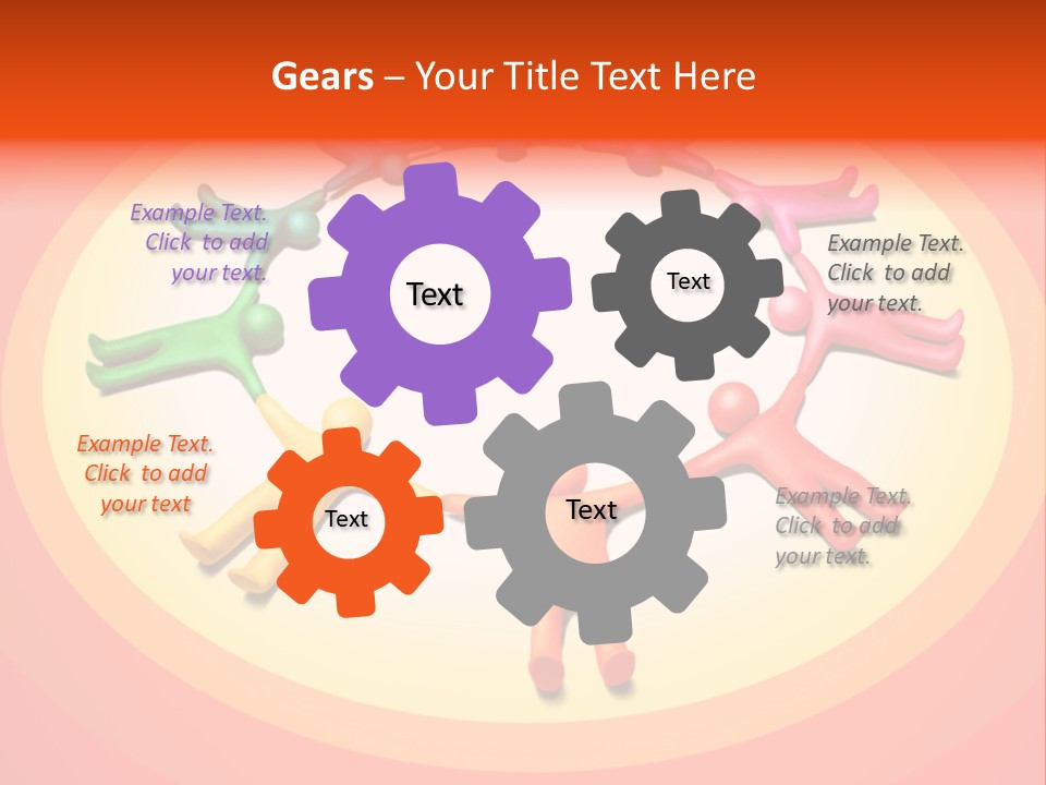 Racial Multicolored Colorful PowerPoint Template