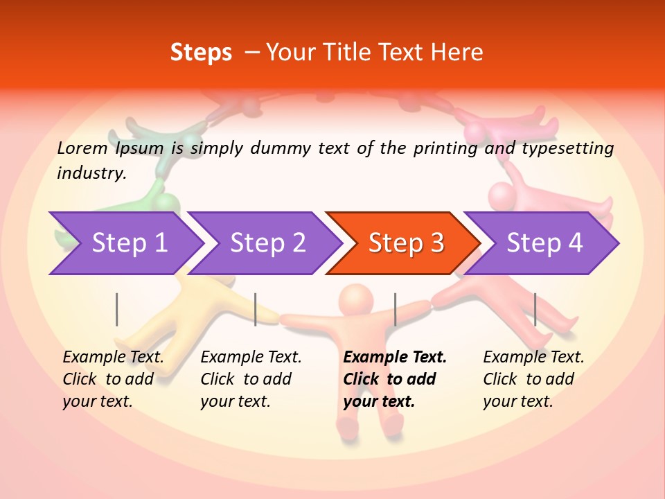 Racial Multicolored Colorful PowerPoint Template
