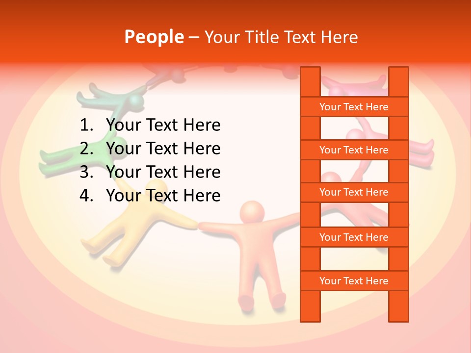 Racial Multicolored Colorful PowerPoint Template