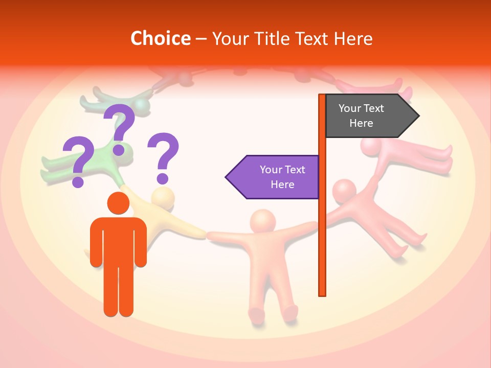 Racial Multicolored Colorful PowerPoint Template