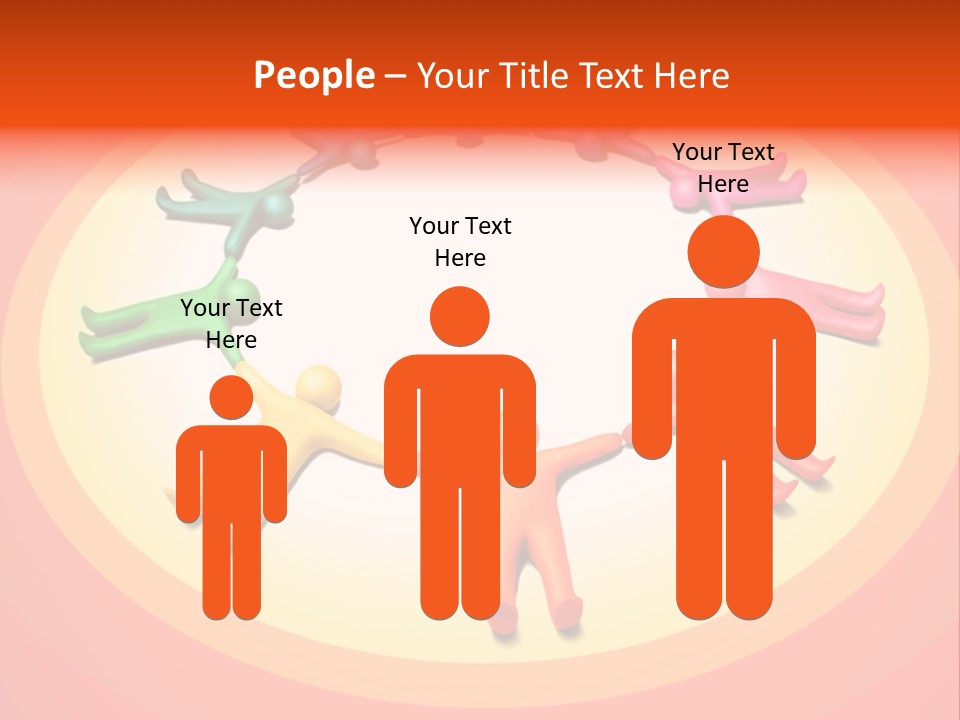 Racial Multicolored Colorful PowerPoint Template