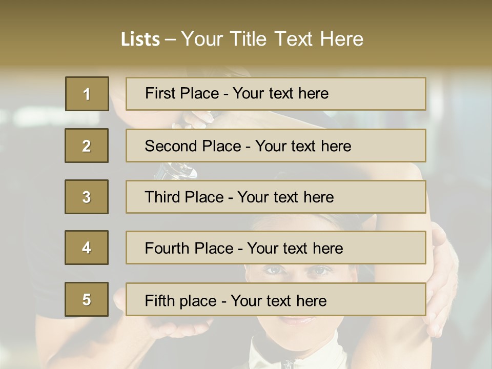Personal Lift Beauty PowerPoint Template