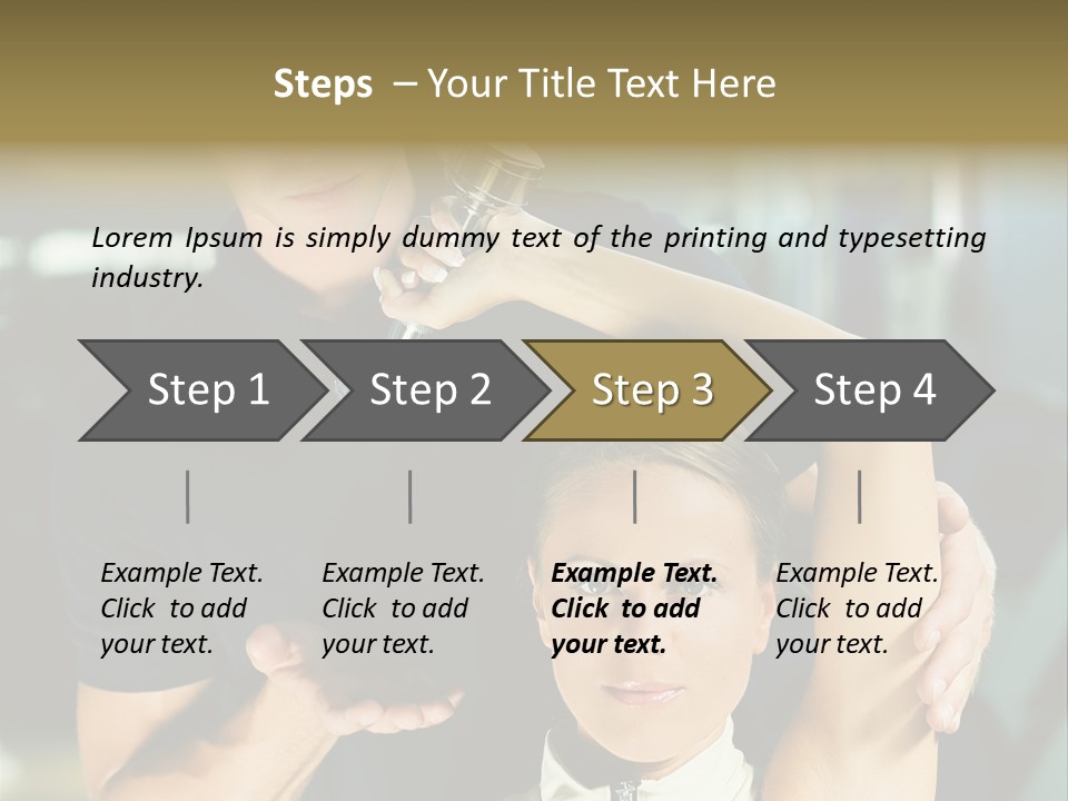 Personal Lift Beauty PowerPoint Template