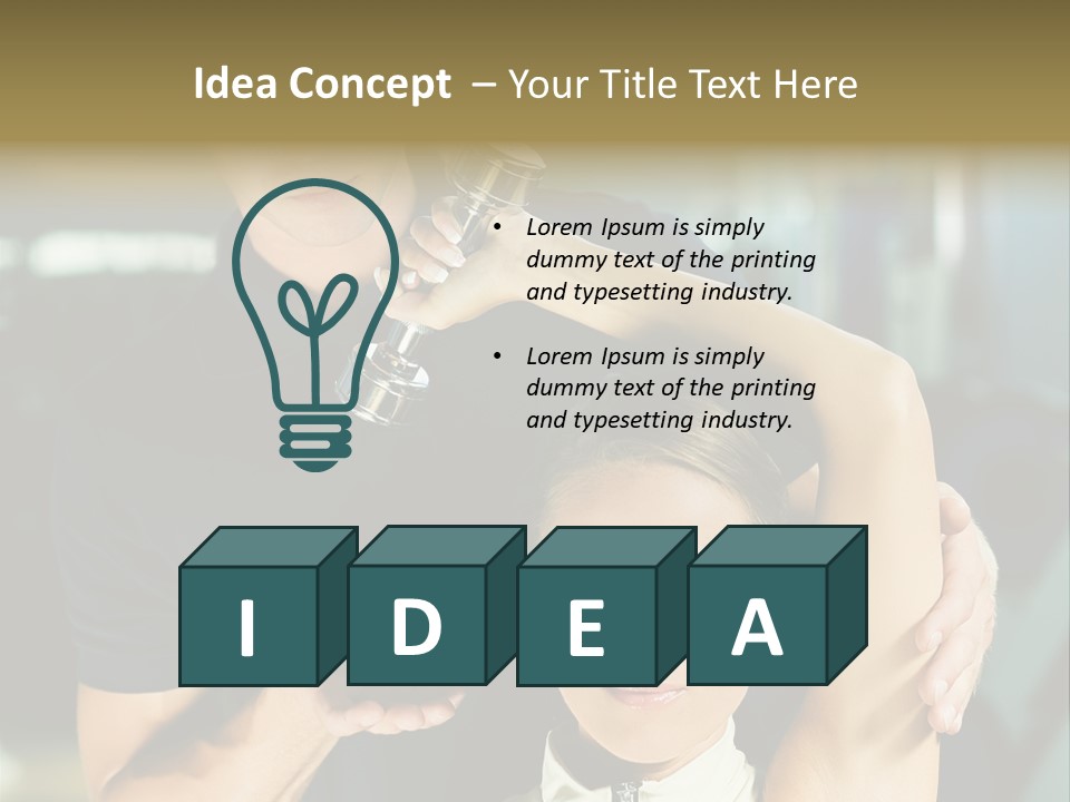 Personal Lift Beauty PowerPoint Template