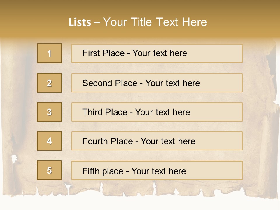 Old Historic Grunge PowerPoint Template