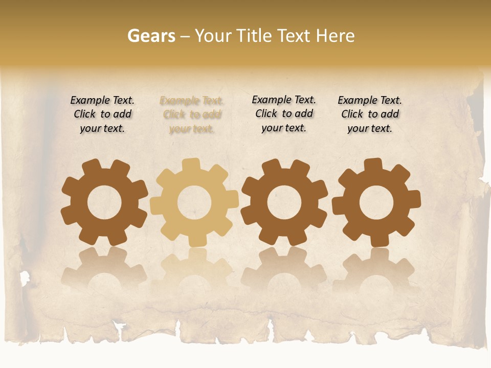 Old Historic Grunge PowerPoint Template