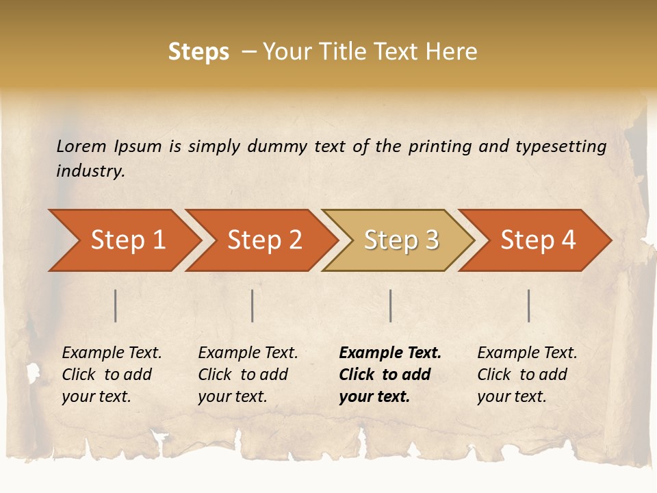 Old Historic Grunge PowerPoint Template