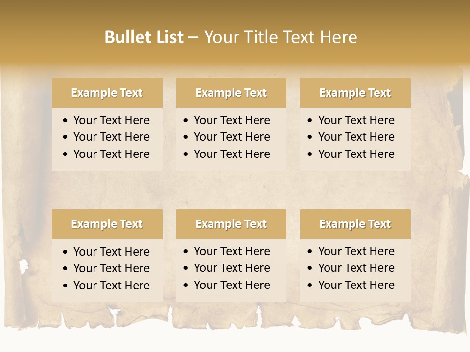 Old Historic Grunge PowerPoint Template