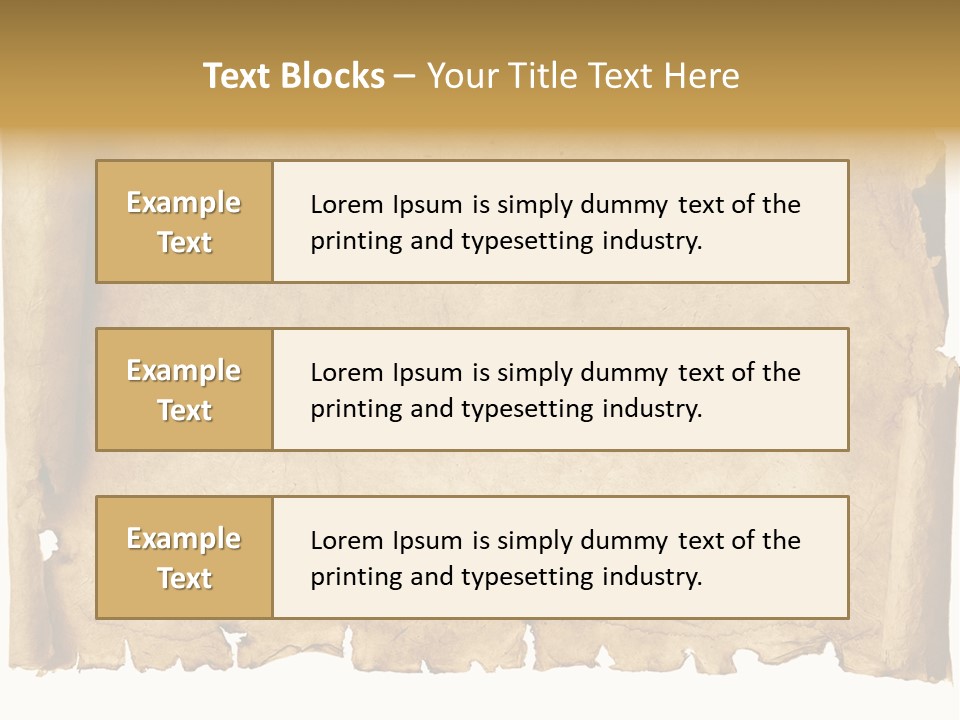 Old Historic Grunge PowerPoint Template