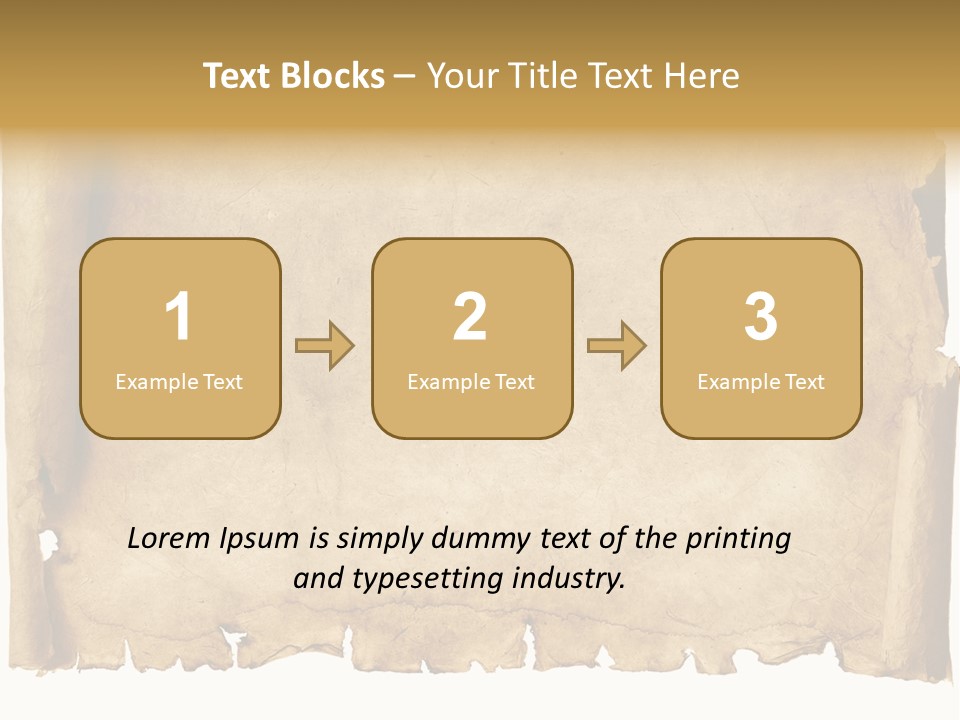 Old Historic Grunge PowerPoint Template