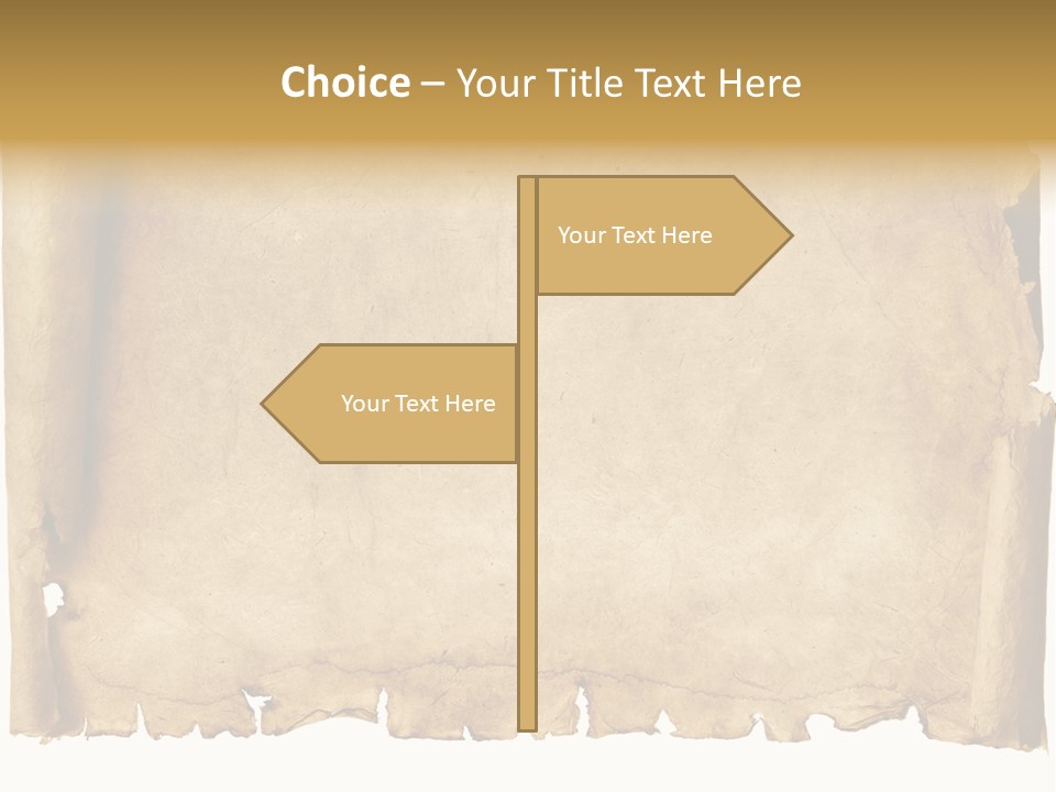 Old Historic Grunge PowerPoint Template