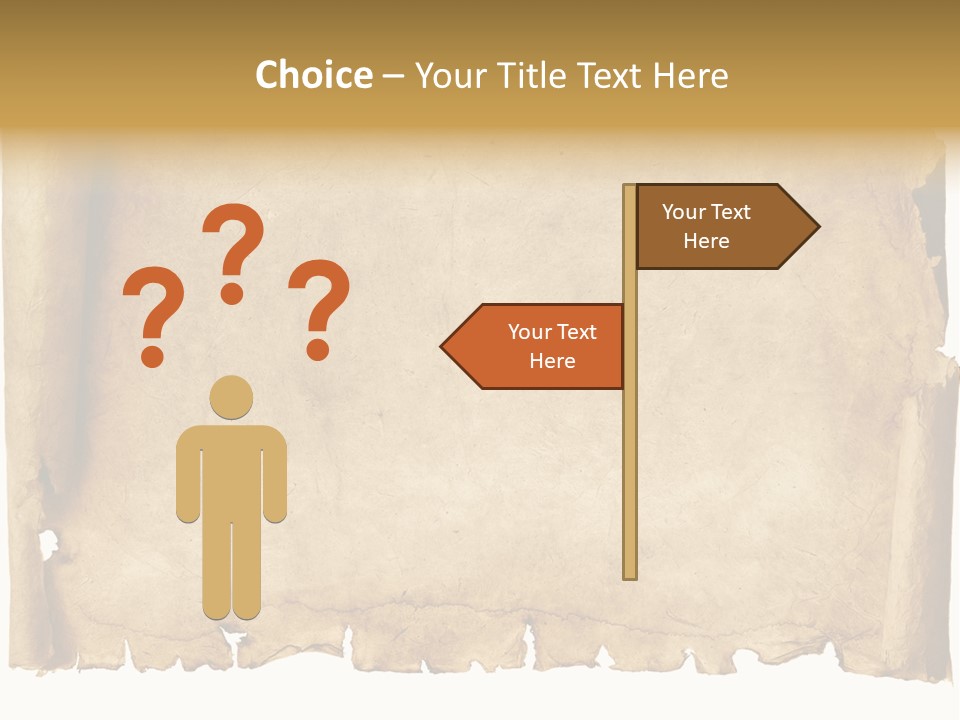 Old Historic Grunge PowerPoint Template