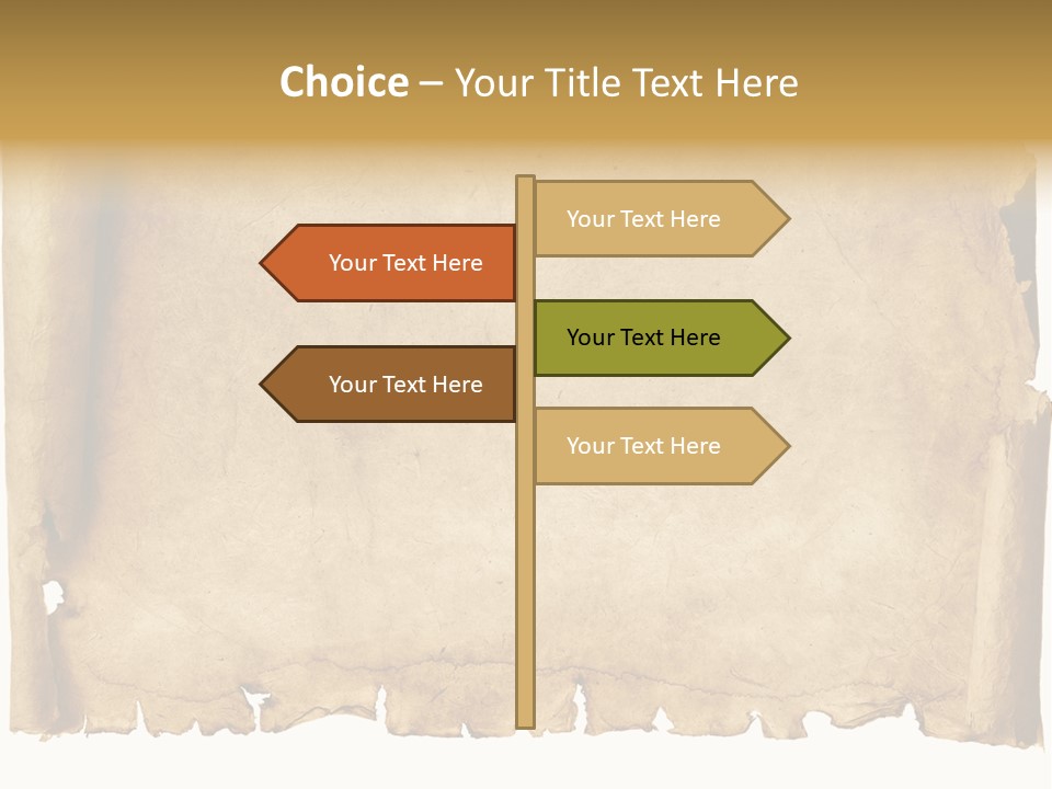 Old Historic Grunge PowerPoint Template