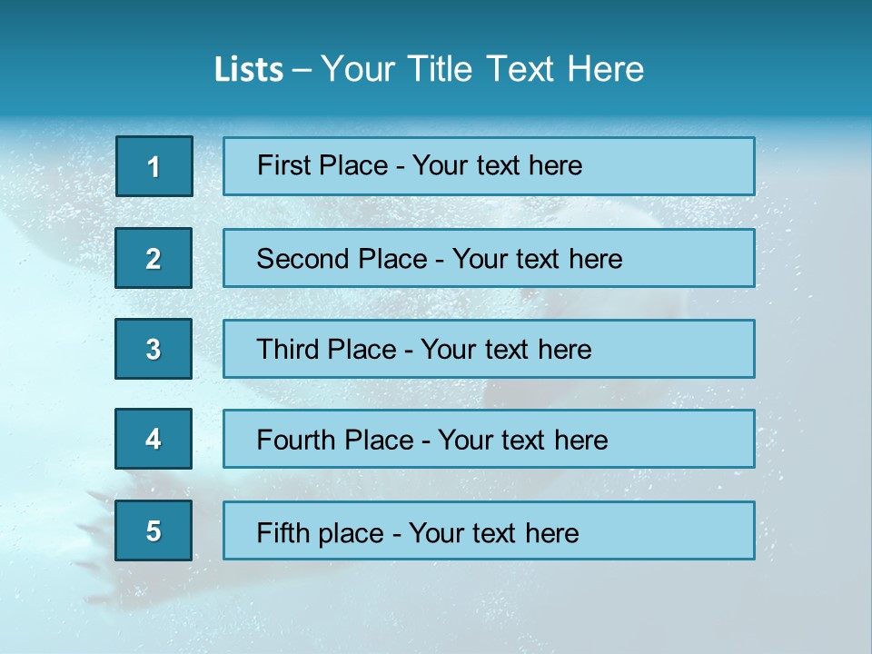 Global Ursus Wet PowerPoint Template