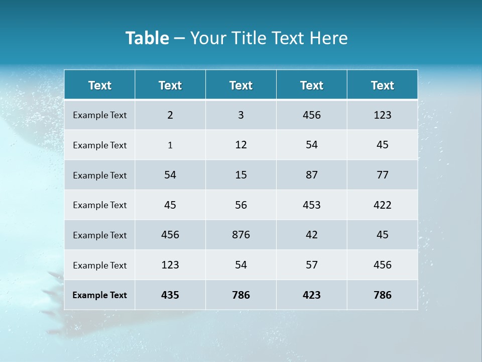 Global Ursus Wet PowerPoint Template
