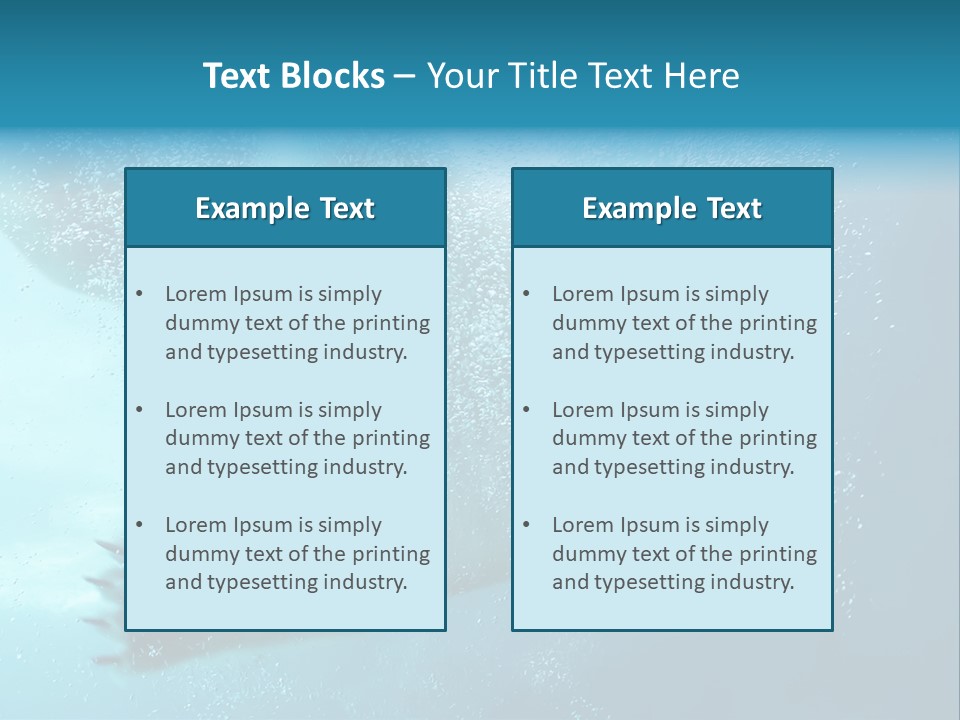 Global Ursus Wet PowerPoint Template