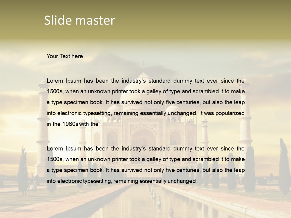 Religion Tower India PowerPoint Template