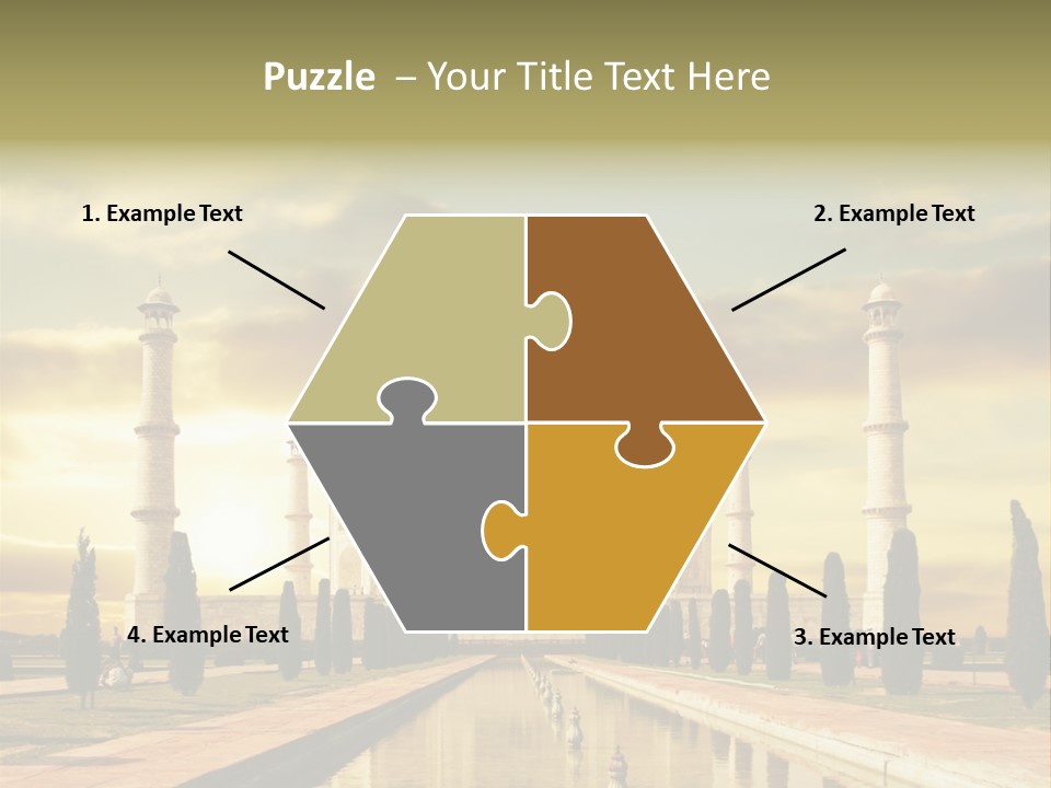 Religion Tower India PowerPoint Template