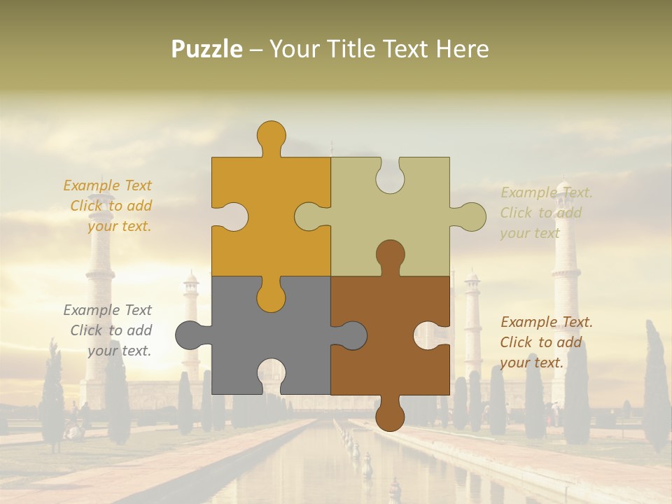 Religion Tower India PowerPoint Template