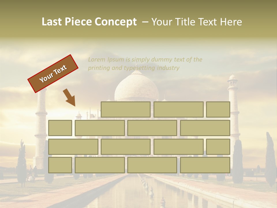 Religion Tower India PowerPoint Template