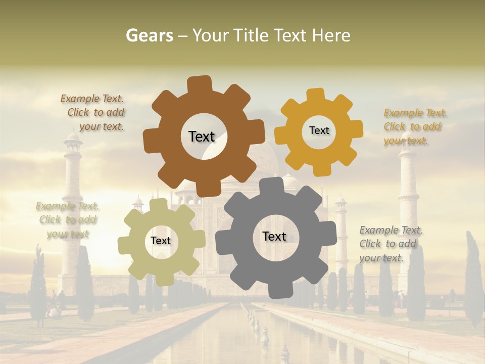 Religion Tower India PowerPoint Template